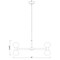 Z-Lite Artemis Chandelier, 16-Light, 32 In.W x 12.75 In.H, Matte Black/Matte Opal 494-16MB - alternate 8